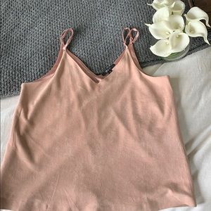Brunette The Label blush tank